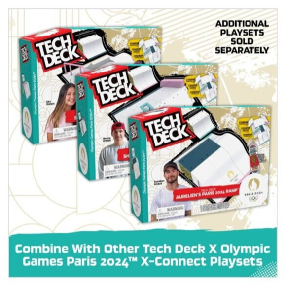 Tech Deck Sky Brown’s Olympic Games Paris 2024 Ramp Customizable - Picture 10 of 11